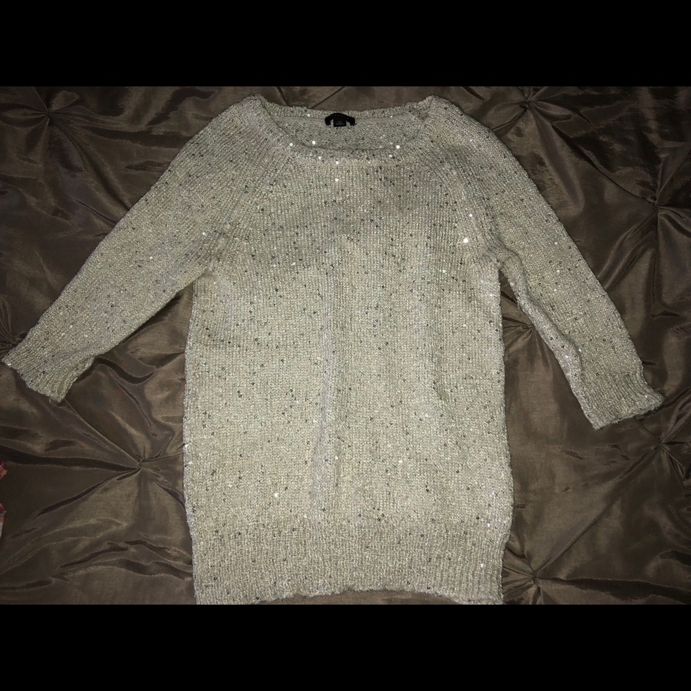 Ann Taylor LOFT sparkle sweater - small